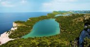 Jezero miru slano lake kornati