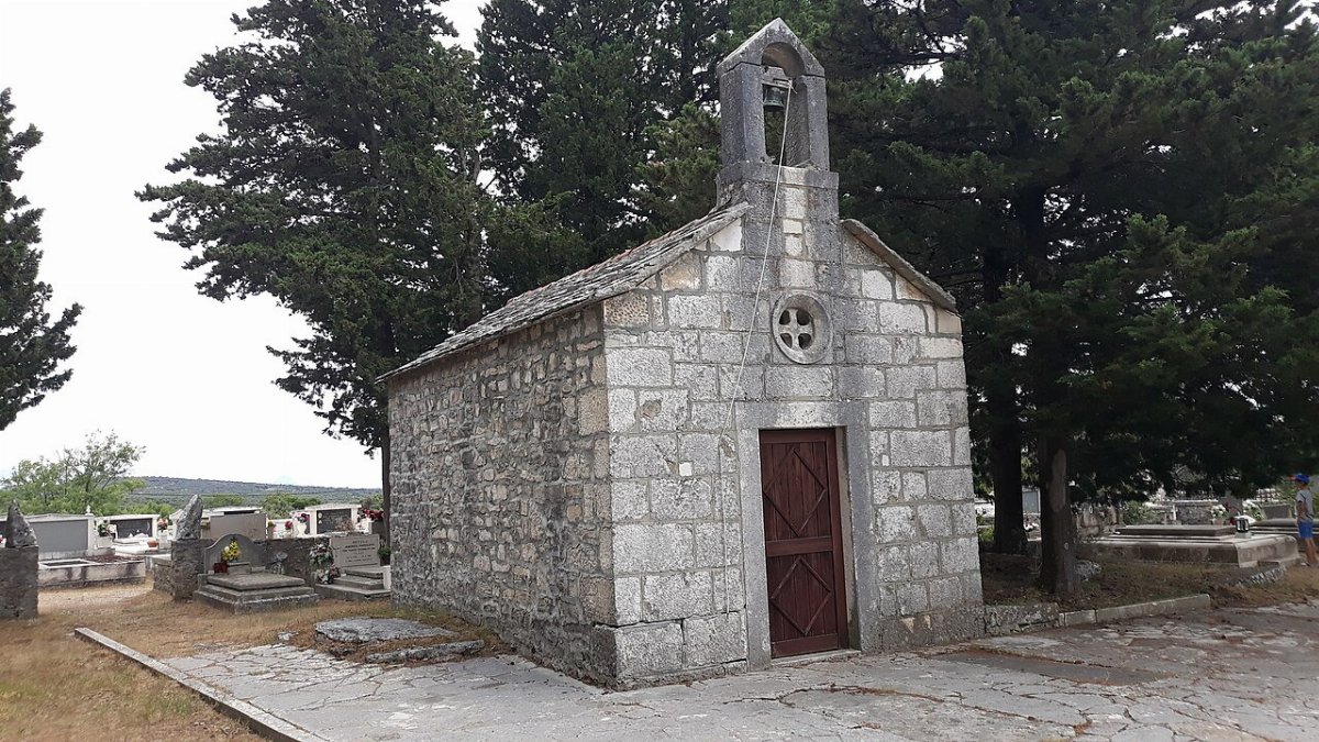 Kostel sv cypriana na hrbitove praznica